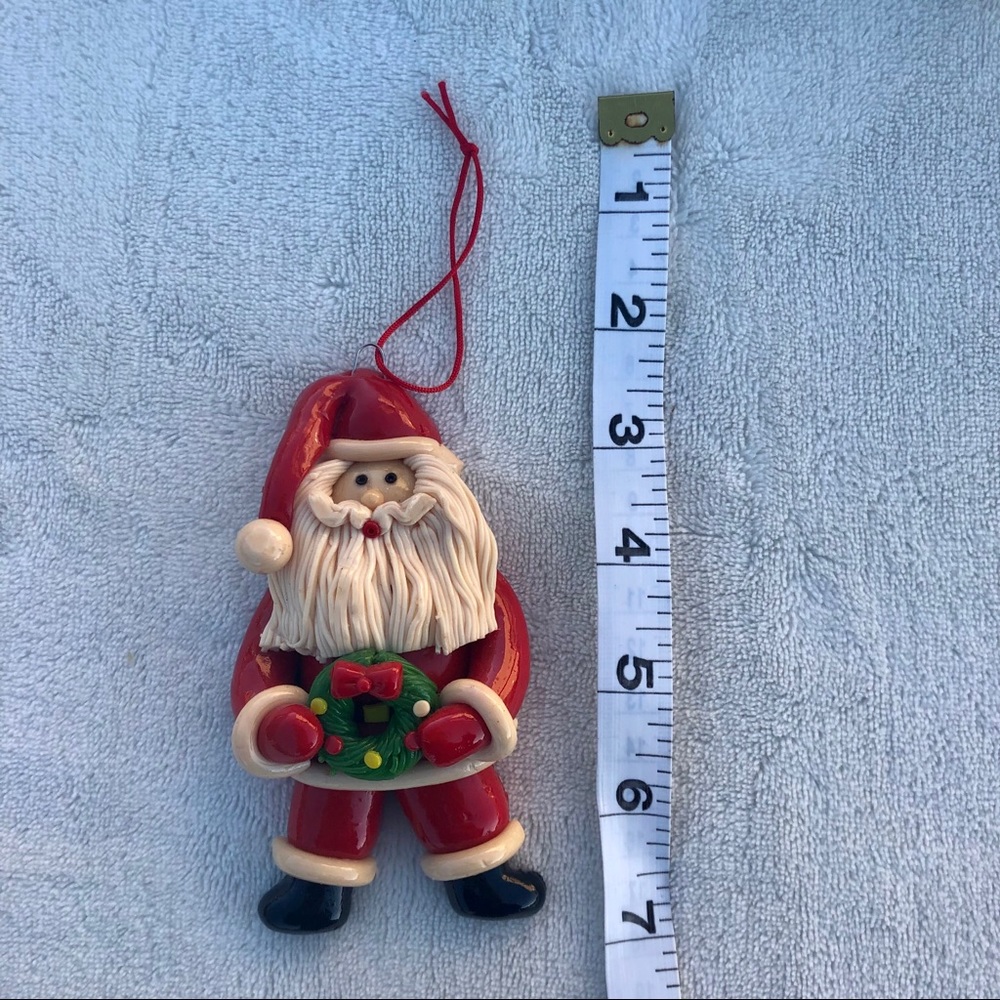 Christmas Ornament Santa Claus Vintage Handmade Father Christmas